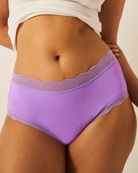High Rise Brief - Purple Charming Garment Enterprises Co
