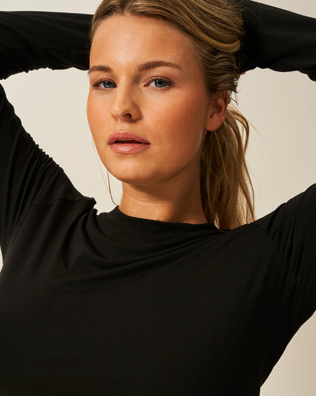 Long Sleeve Under Layer Top - Black Wholegood Inter-United Ltd