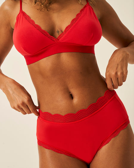 High Rise Brief - Red Charming Garment Enterprises Co