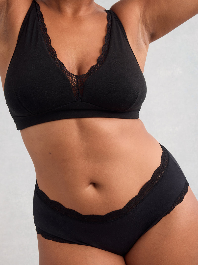 High Rise Brief - Black Charming Garment Enterprises Co