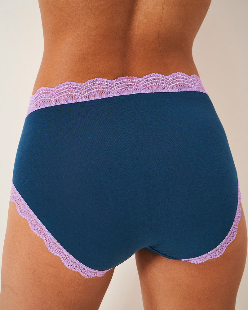 High Rise Brief Four Pack - Midnight Neon Charming Garment Enterprises Co