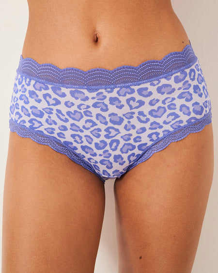 High Rise Brief - Purple Leopard Charming Garment Enterprises Co