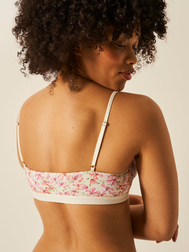 Lace Square Bra - Antique Floral Charming Garment Enterprises Co