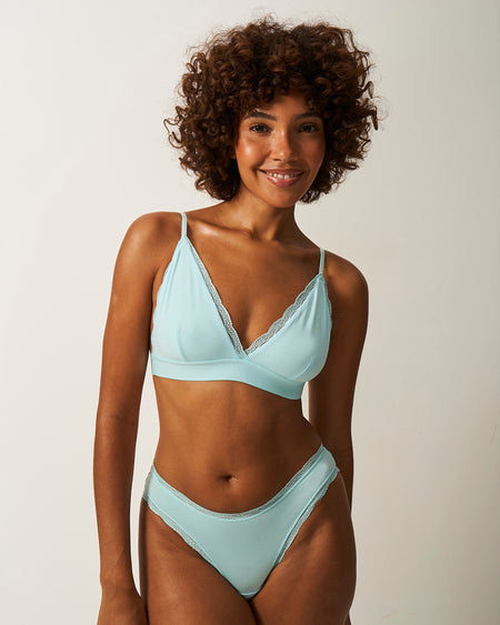 Lace Bralette - Atomizer Blue Charming Garment Enterprises Co