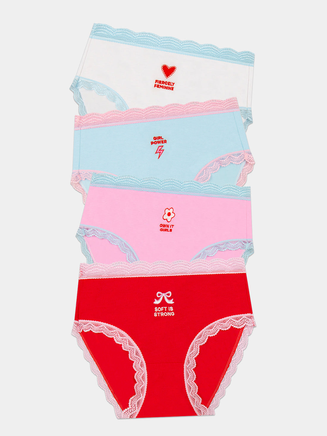 Buy Women Built X S&S High Rise Brief Four Pack - Soft is Strong Charming Garment Enterprises Co