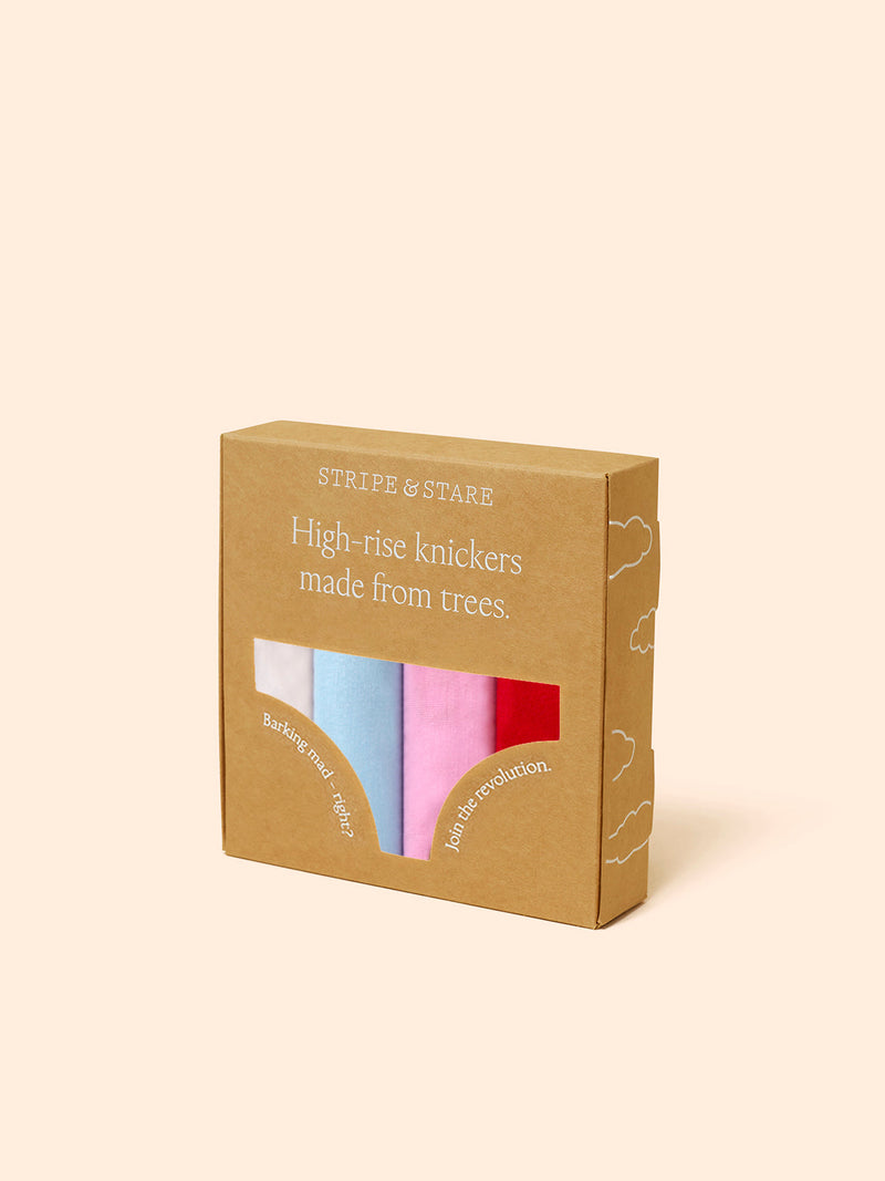 Buy Women Built X S&S High Rise Brief Four Pack - Soft is Strong Charming Garment Enterprises Co