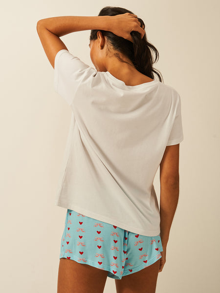 Buy Women Built X S&S T-Shirt and Short Pajama Set - Bows Charming Garment Enterprises Co