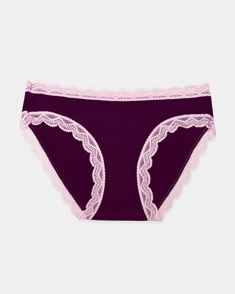 The Original Brief - Black Cherry & Dusky Pink Wholegood Inter-United Ltd