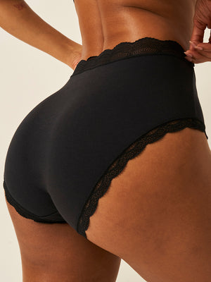 High Rise Brief - Black
