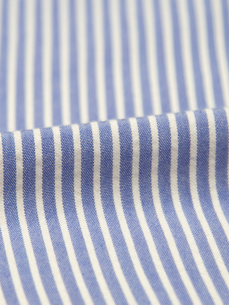 Seersucker Oversized Boyfriend Shirt - Amparo Blue Stripe Fast Track Sourcing FZC LLC