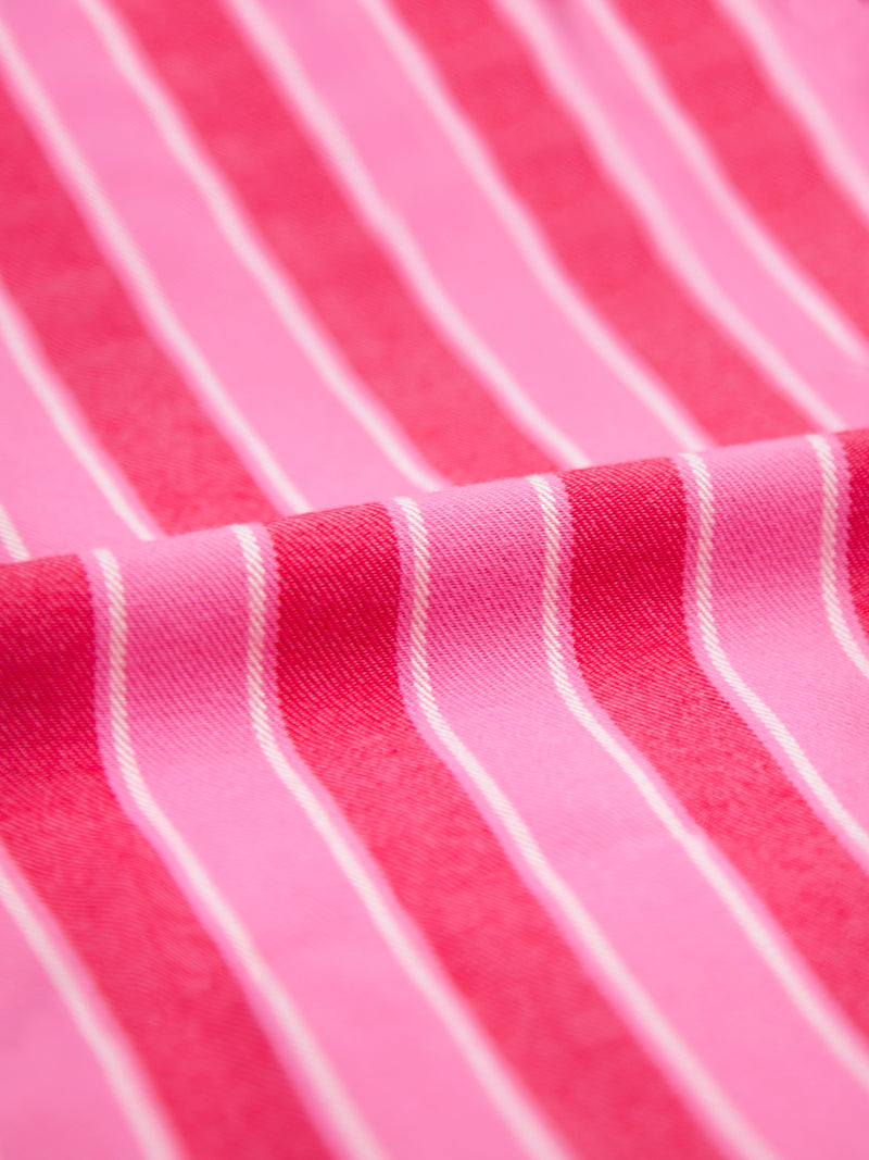 Soft Brushed Woven Pajama Top - Candy Pop Stripe Fast Track Sourcing FZC LLC