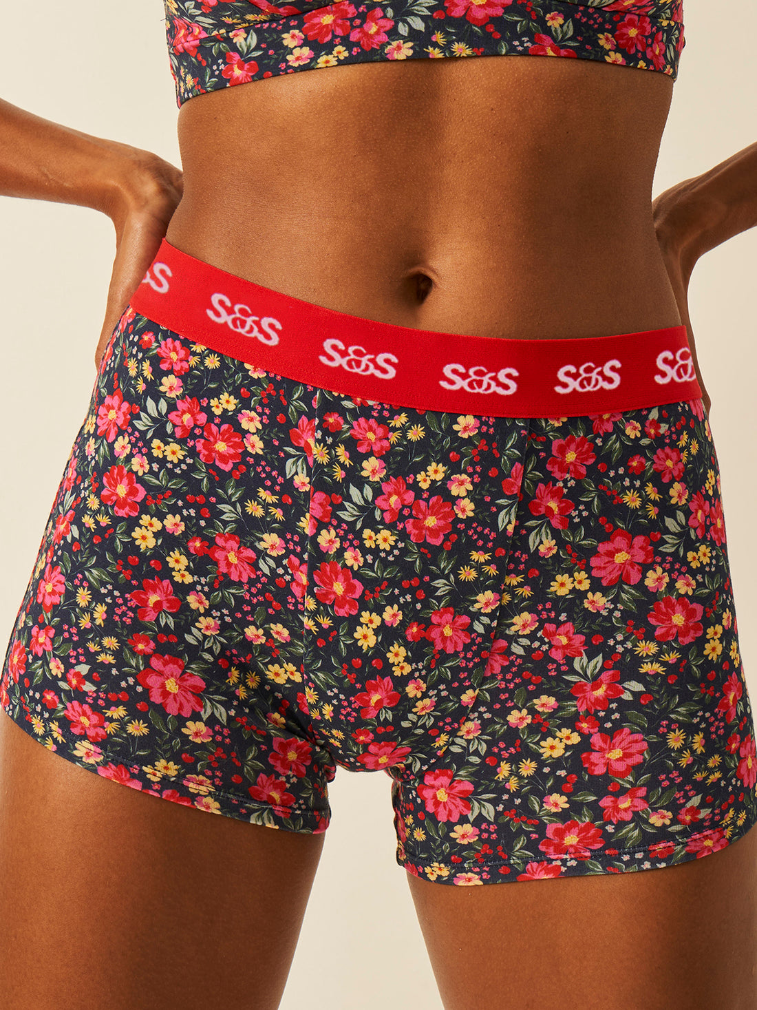 Women's Boxer - Cherry Bloom