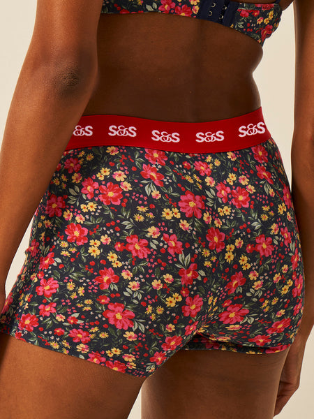 Women's Boxer - Cherry Bloom