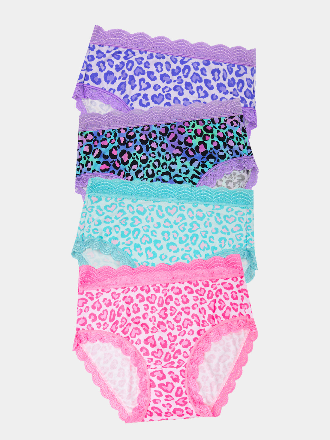 High Rise Brief Four Pack - Classic Leopard Charming Garment Enterprises Co