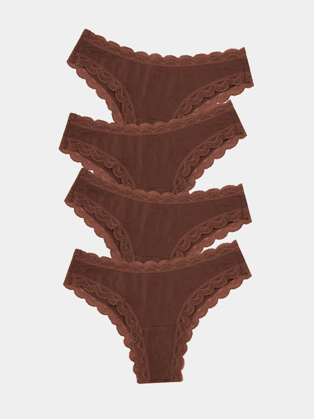 Brazilian Brief Four Pack - Cocoa Charming Garment Enterprises Co