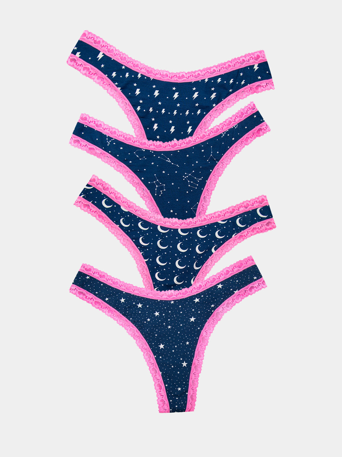Thong Four Pack - Cosmic Star Charming Garment Enterprises Co