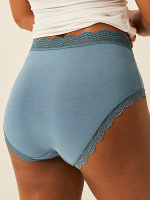 High Rise Brief - Denim