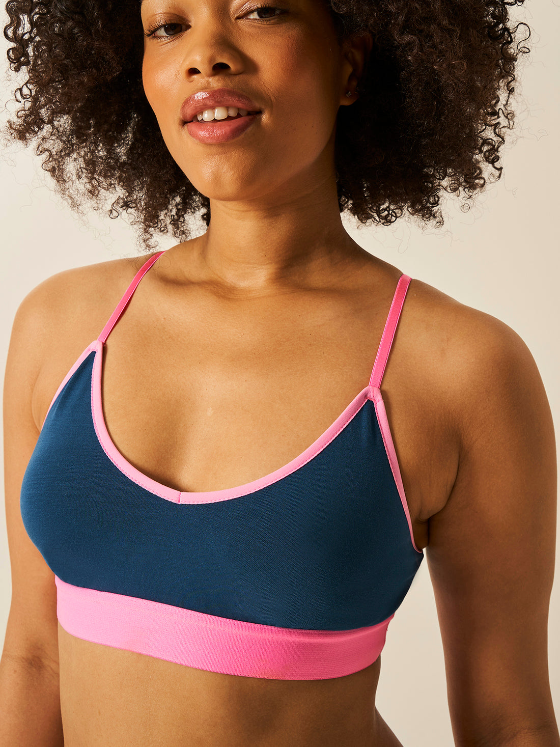 T-Shirt Bra - Midnight Neon Pink Charming Garment Enterprises Co