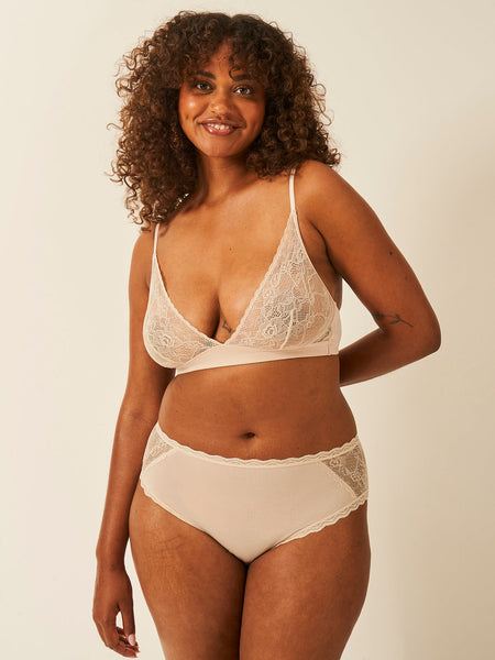Eco Lace Triangle Bra - Sand Hop Lun Limited