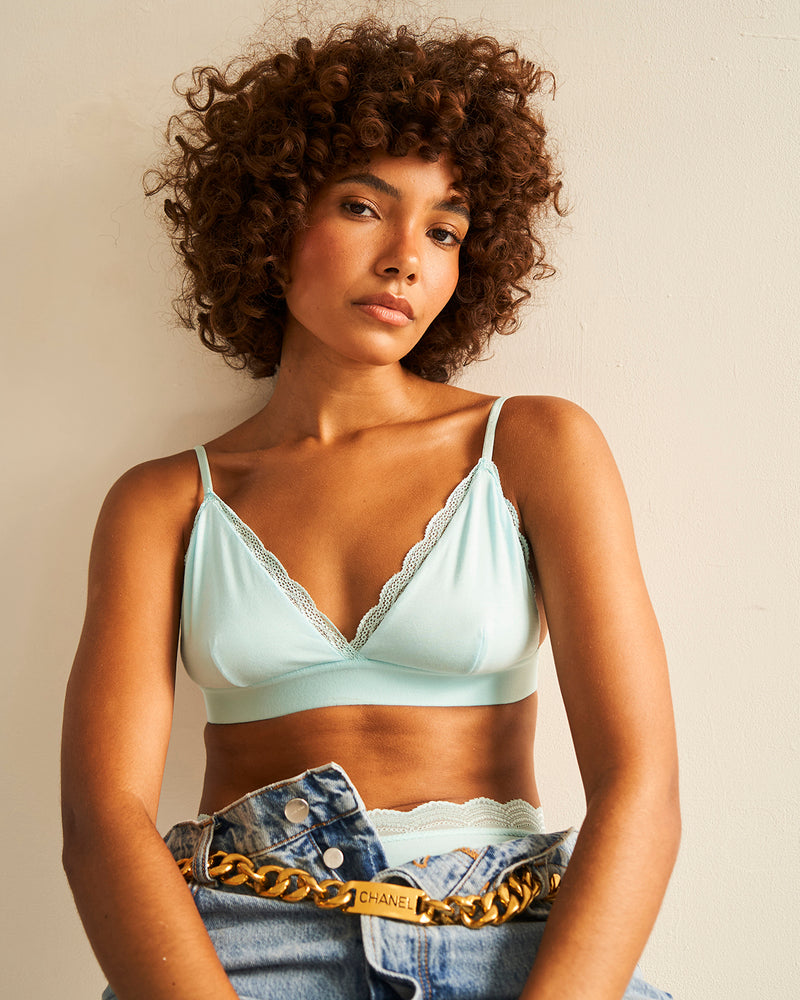 Lace Bralette - Atomizer Blue Charming Garment Enterprises Co