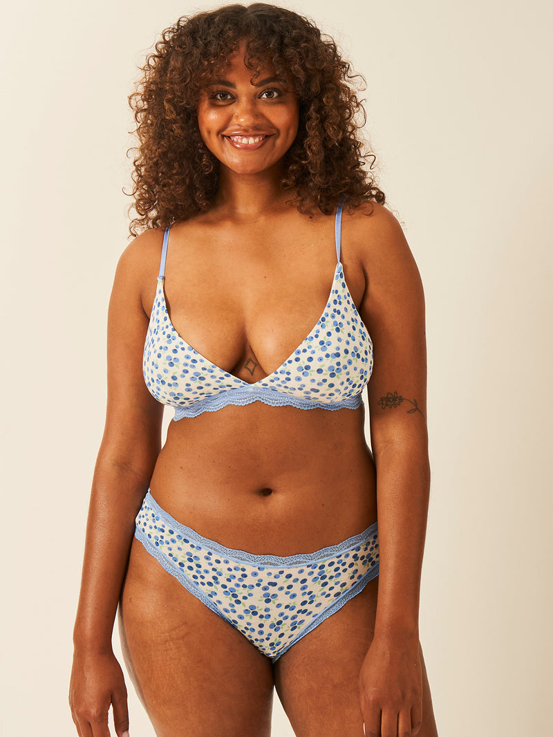 Emily English X S&S Triangle Lace Bra - Blueberry Charming Garment Enterprises Co