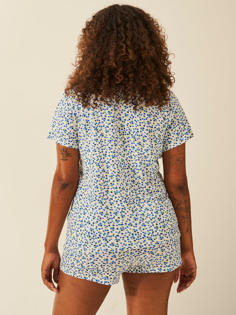 Emily English X S&S Short Pajama Set - Blueberry Charming Garment Enterprises Co