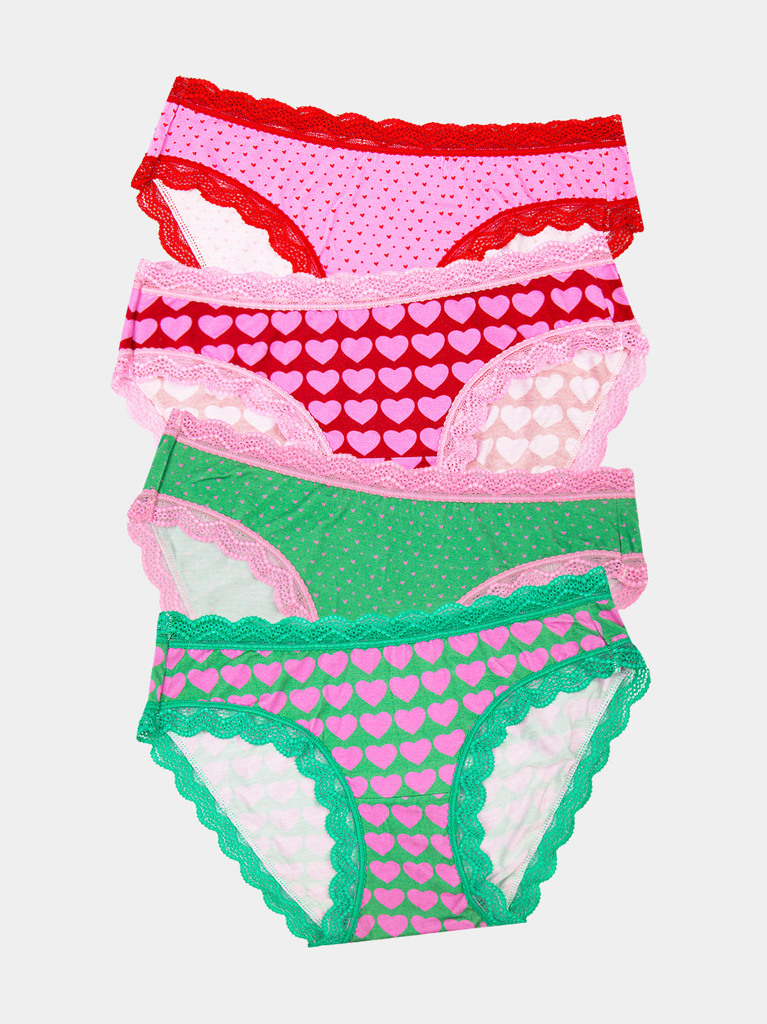 The Original Brief Four Pack - Heart & Soul Charming Garment Enterprises Co