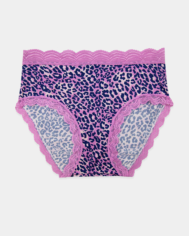 High Rise Brief - Iridescent Leopard Charming Garment Enterprises Co