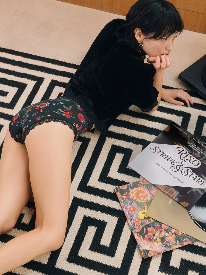 High Rise Brief - RIXO Claudia Rose Black