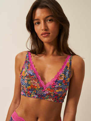 Lace Plunge Bra - Full Bloom