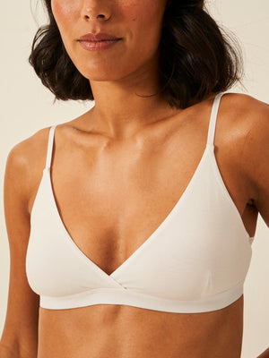 Crossover Bra - White