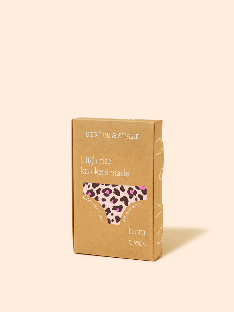 High Rise Brief - Liquorice Leopard Charming Garment Enterprises Co