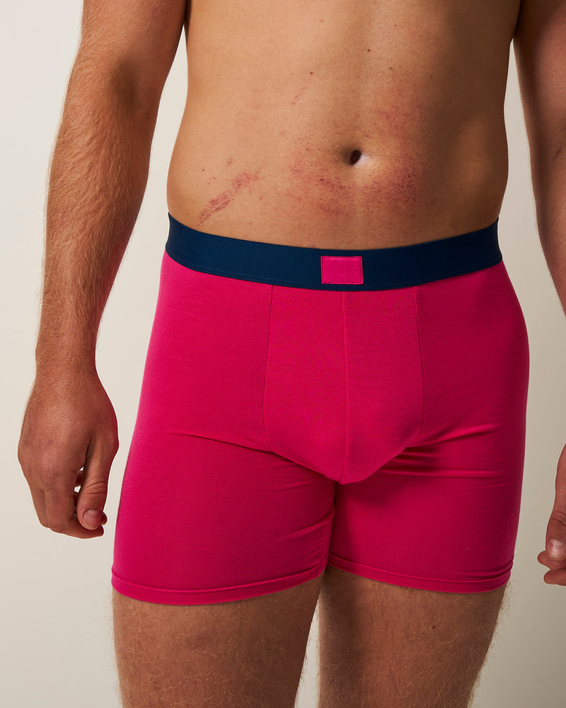 Men's Boxer - Raspberry and Midnight Wholegood Inter-United Ltd
