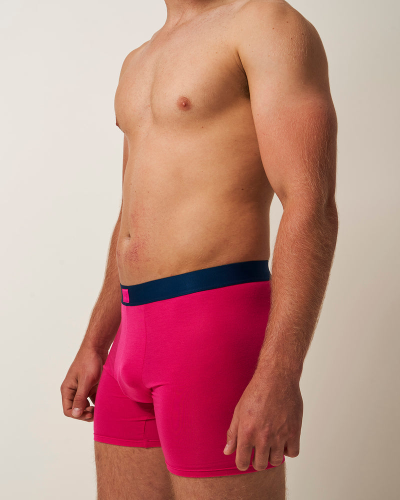Men's Boxer - Raspberry and Midnight Wholegood Inter-United Ltd