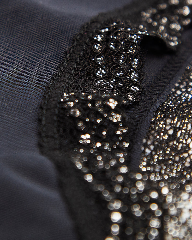 Mesh Original Brief - Black Sparkle Lace Wholegood Inter-United Ltd