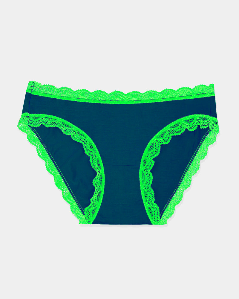 The Original Brief - Midnight Neon Green Charming Garment Enterprises Co