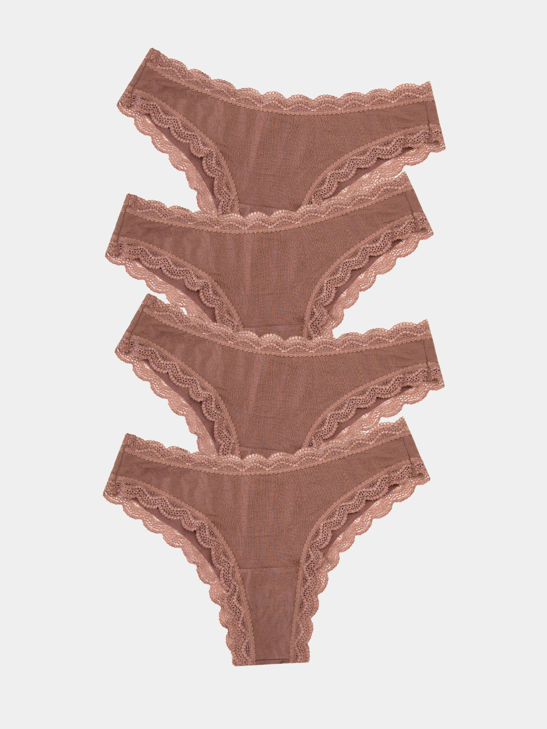 Brazilian Brief Four Pack - Mocha Charming Garment Enterprises Co
