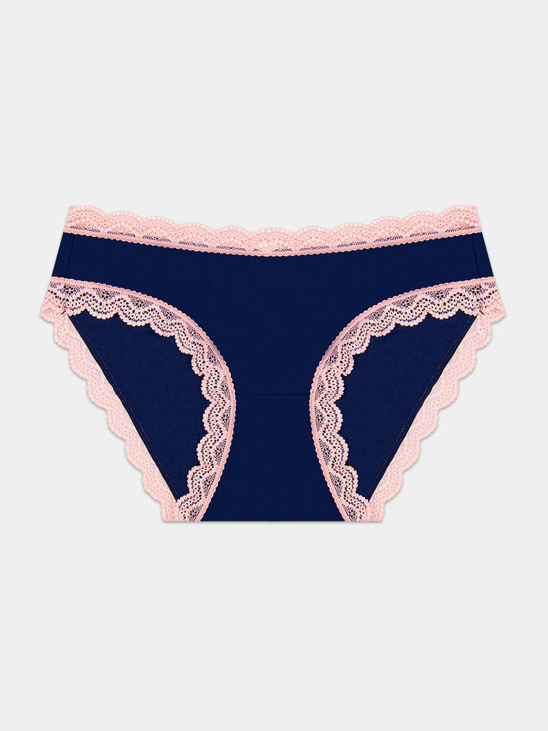 The Original Brief - Navy & Neon Peach Wholegood Inter-United Ltd