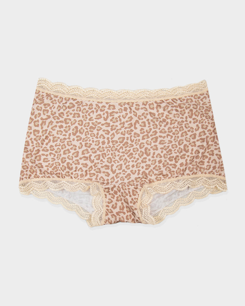 Hipster Brief - Neutral Leopard Sand Charming Garment Enterprises Co