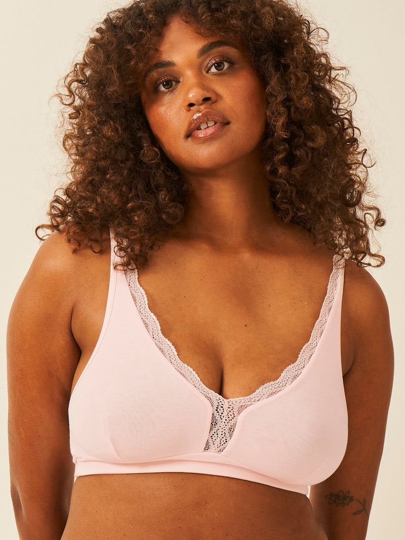 Lace Plunge Bra - Pink-a-boo Wholegood Inter-United Ltd