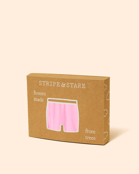 Unisex Boxer - Pink and Red Contrast Charming Garment Enterprises Co