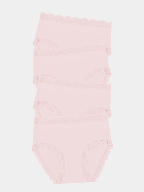 High Rise Brief Four Pack - Pink-a-Boo Charming Garment Enterprises Co