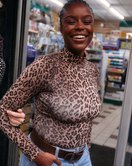 The Polo Bodysuit - RIXO Classic Leopard Wholegood Inter-United Ltd