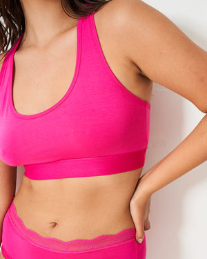 Racerback Bra - Raspberry