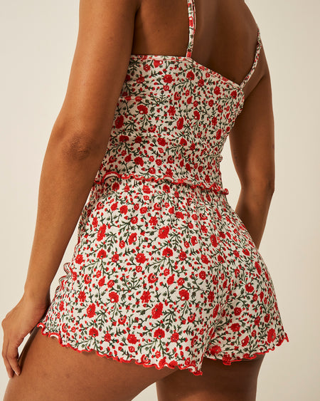 Pointelle Pajama Shorts - RIXO Daisytrail Wholegood Inter-United Ltd