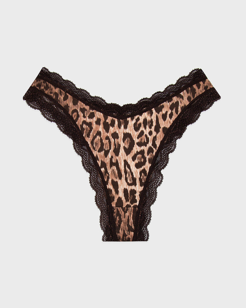 Dipped Thong - RIXO Classic Leopard Wholegood Inter-United Ltd