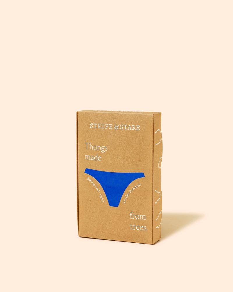 Thong - Sapphire and Raspberry Charming Garment Enterprises Co