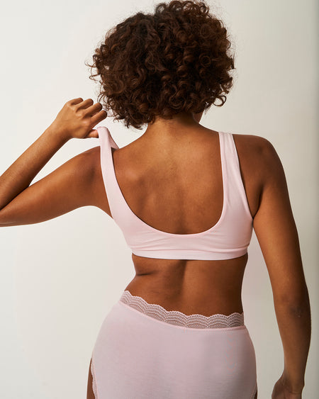 Soft Scoop Bra - Pink-a-boo Mintteks