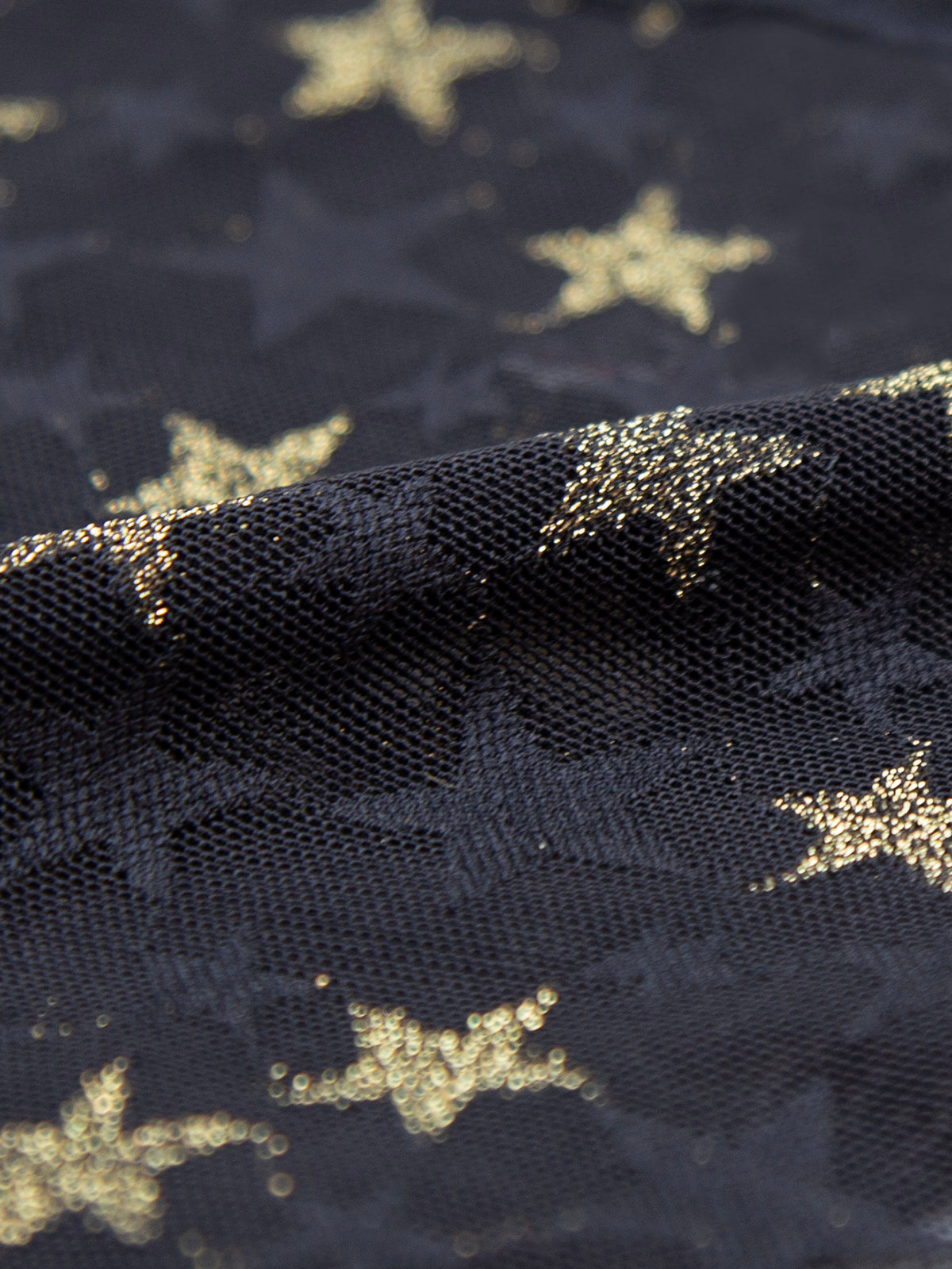 Triangle Lace Mesh Bra - Shine Like a Star