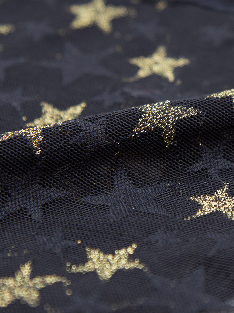 Triangle Lace Mesh Bra - Shine Like a Star